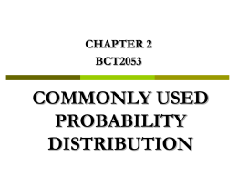 discrete probability distribution