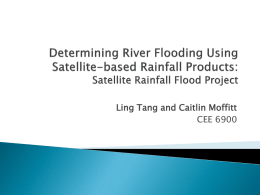 Satellite Remote Sensing, Rainfall, and Ground Validation