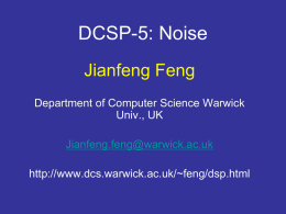 dcsp_5_2013 - Department of Computer Science