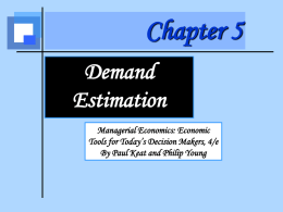 Chapter 3: Supply and Demand