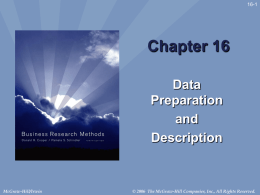 Meeting-8a Data Preparation and Description
