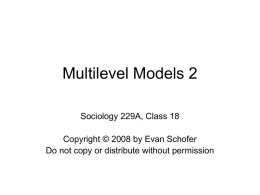Class 9: Multilevel 2