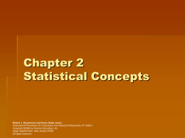 Statistical Concepts