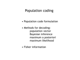 Population Coding