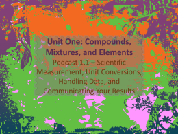 Podcast 1.1 Measurement and Datax