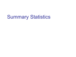Lesson One Summary Statistics File