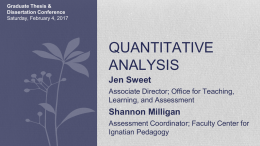 Quantitative Analysisx