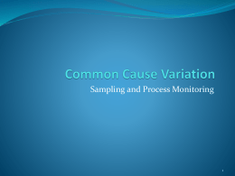 Common Cause Variationx