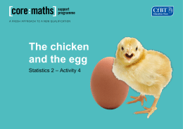 Statistics_Chicken_eggx - Core Maths Support Programme