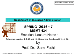 Empirical Notes 1 20/04/2016 File