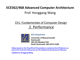 EECS 252 Graduate Computer Architecture Lec