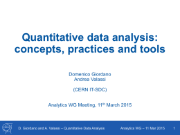 Quantitative data analysis