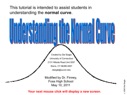 Understanding Normal Distribution