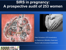 SIRS in pregnancy