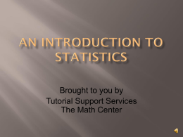 What Exactly is Statistics?