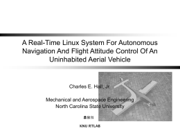 A Real-Time Linux System For Autonomous Navigation And Flight