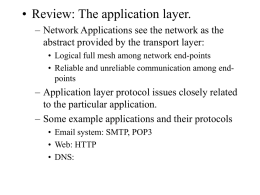 Lecture 7: Physical Layer 1
