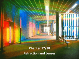 2.Refraction and Lenses