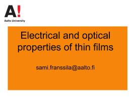 Electrical and optical