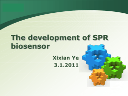 development of SPR sensors