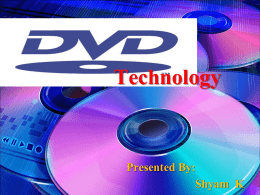 CD and DVD technology