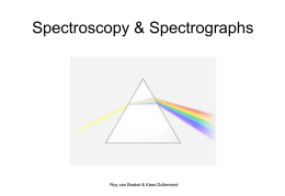 Spectroscopy (Powerpoint)