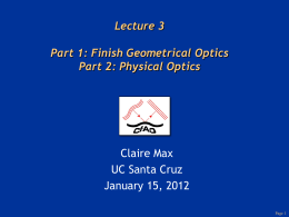 PowerPoint - UCO/Lick Observatory