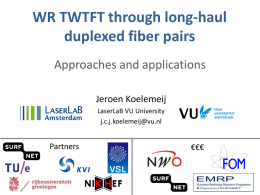 SuperGPS through optical networks