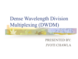 Dense Width DivisionMultiplexing