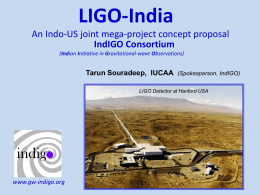 IndIGO Indian Initiative in Gravitational