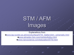 STM/AFM Images - Purdue University
