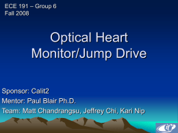 Optical Heart Monitor/Jump Drive - HEIG-VD
