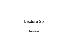 Lecture 25 - Home - Engineering
