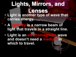 Lights, Mirrors, and Lenses