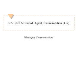 S.72-227 Digital Communication Systems
