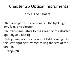 Chapter 25 Optical Instruments