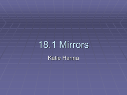 18.1 Mirrors
