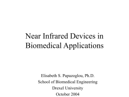 Near Infared Devices in Biomedical Applications