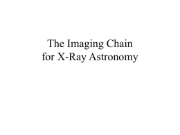 The X-ray Astronomy Imaging Chain