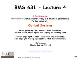 BMS 631 - Lecture 4