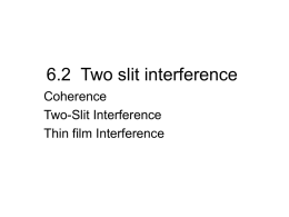 5.3 Interference - University of California, San Diego