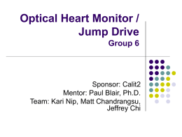 Optical Heart Monitor / Jump Drive - HEIG-VD