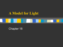 A Model for Light