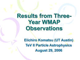 Three-year WMAP Observations: Method and Results