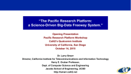 a Science-Driven Big-Data Freeway System.