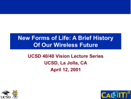 New Forms of Life: A Brief History of Our Wireless Future