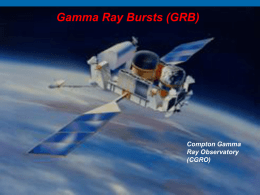 Gamma Ray Bursts (GRB)