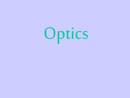 Optics supplemental notess