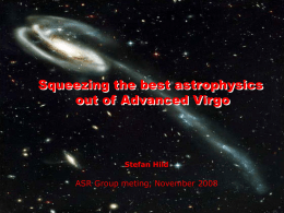 Squeezing the best astrophysics out of Advanced Virgo