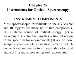 Chapter 22 Instruments for Measuring Apsorption: Is It a Photometer